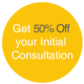  Get 50% off Your Initial Consultation
